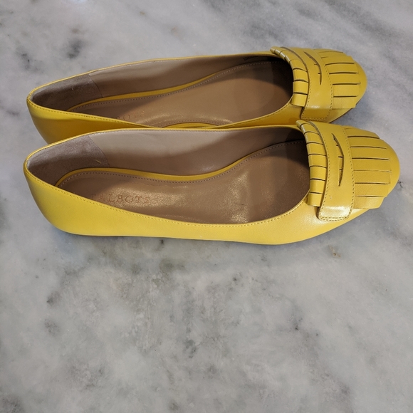 talbots yellow flats